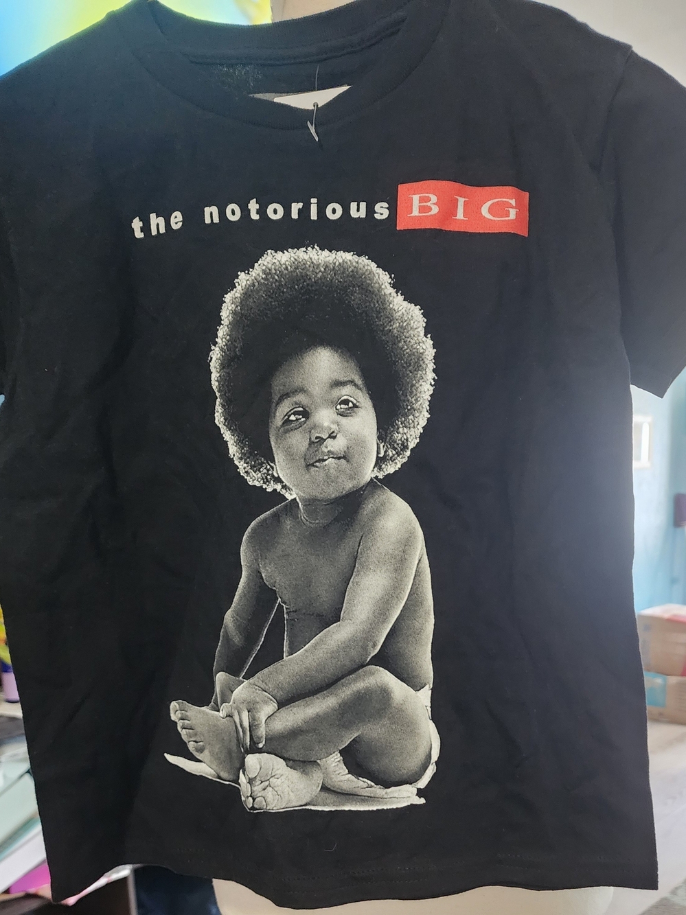 The Notorious BIG Black Graphic Kids T‑Shirt Sz 6T NWT